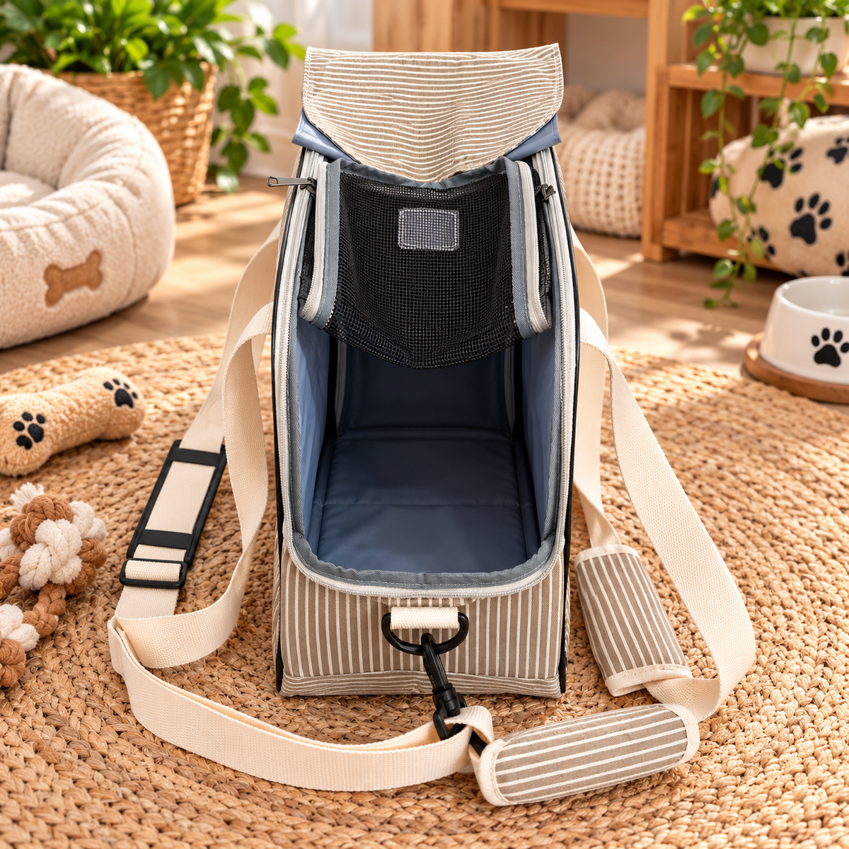 Sac de Transport pour Chien "Bobby" - Chic, Douillet et Pratique | Le Dressing du Chien