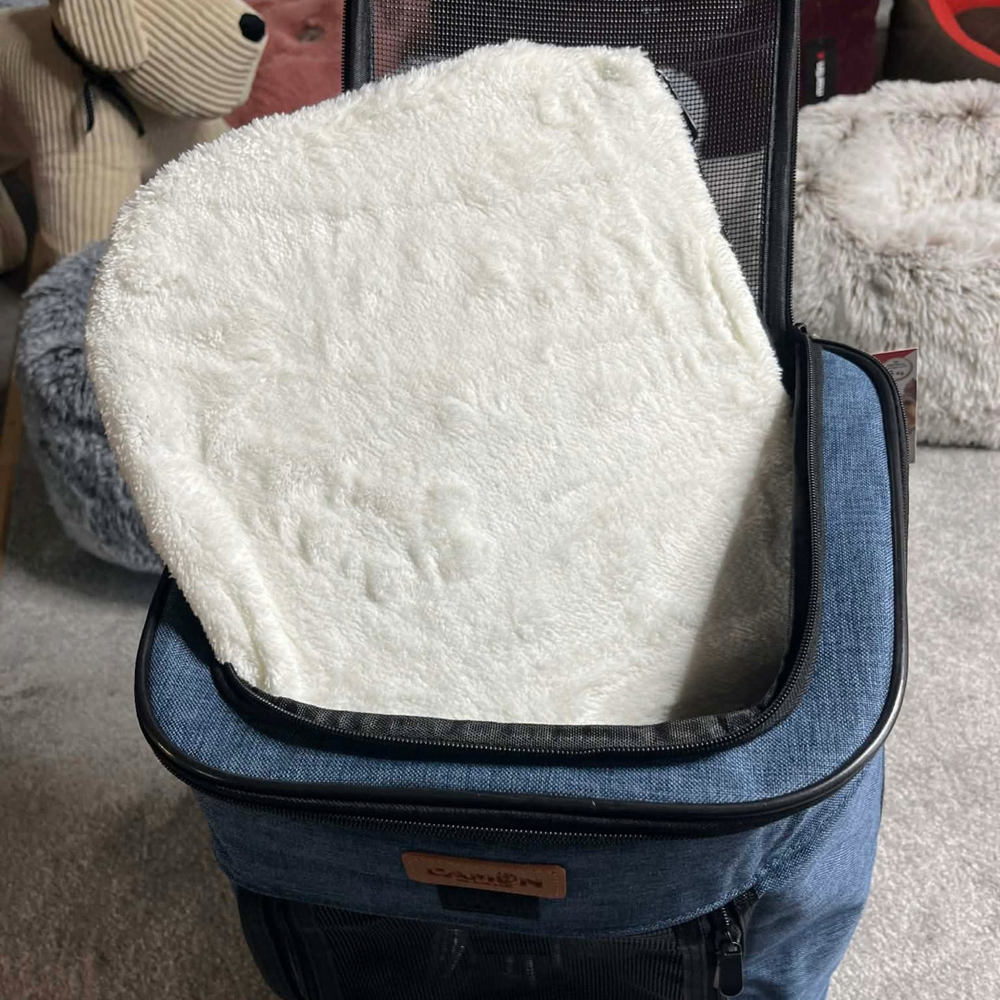 Sac à dos de transport Bleu - Léger, confortable et ultra pratique | Le Dressing du Chien