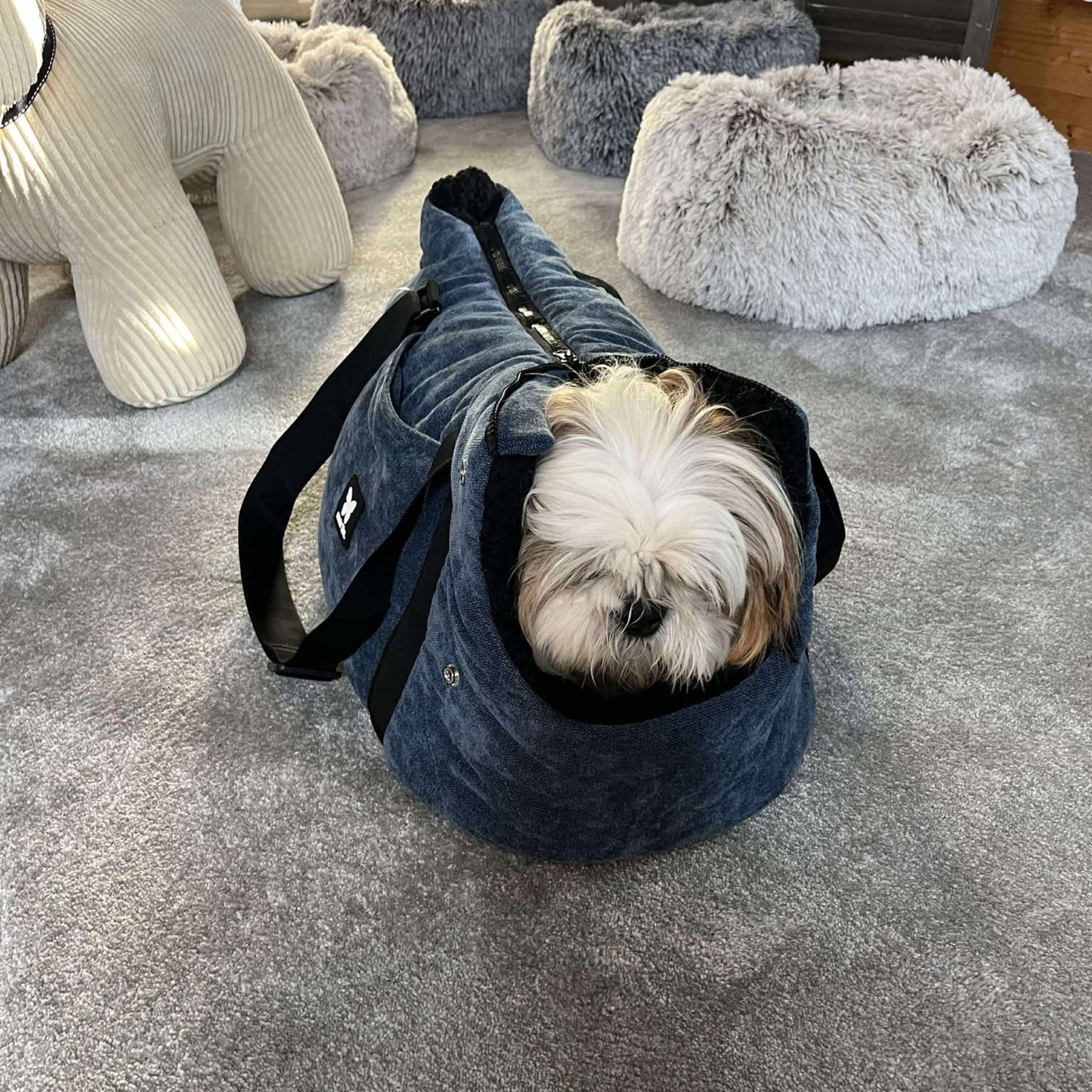 Sac de transport Bleu Martin Sellier | Le Dressing du Chien