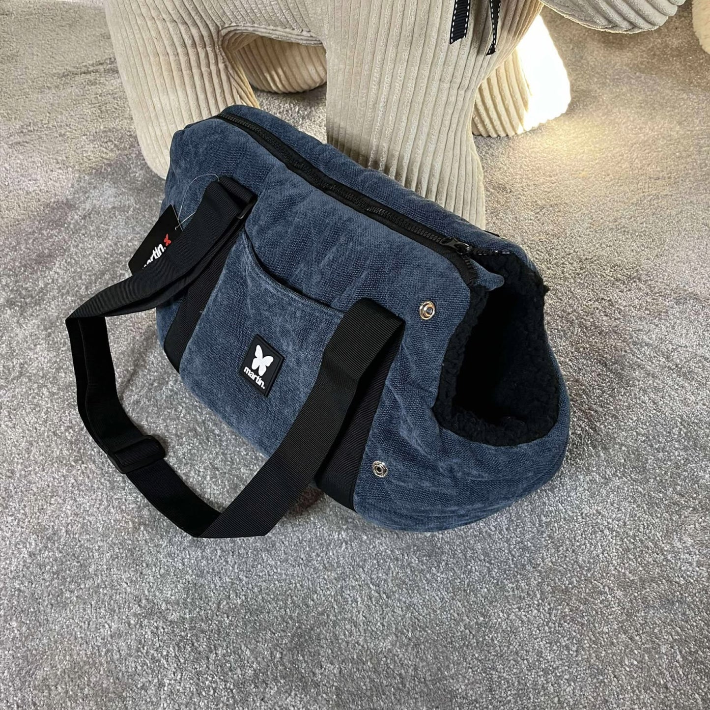 Sac de transport Bleu Martin Sellier | Le Dressing du Chien