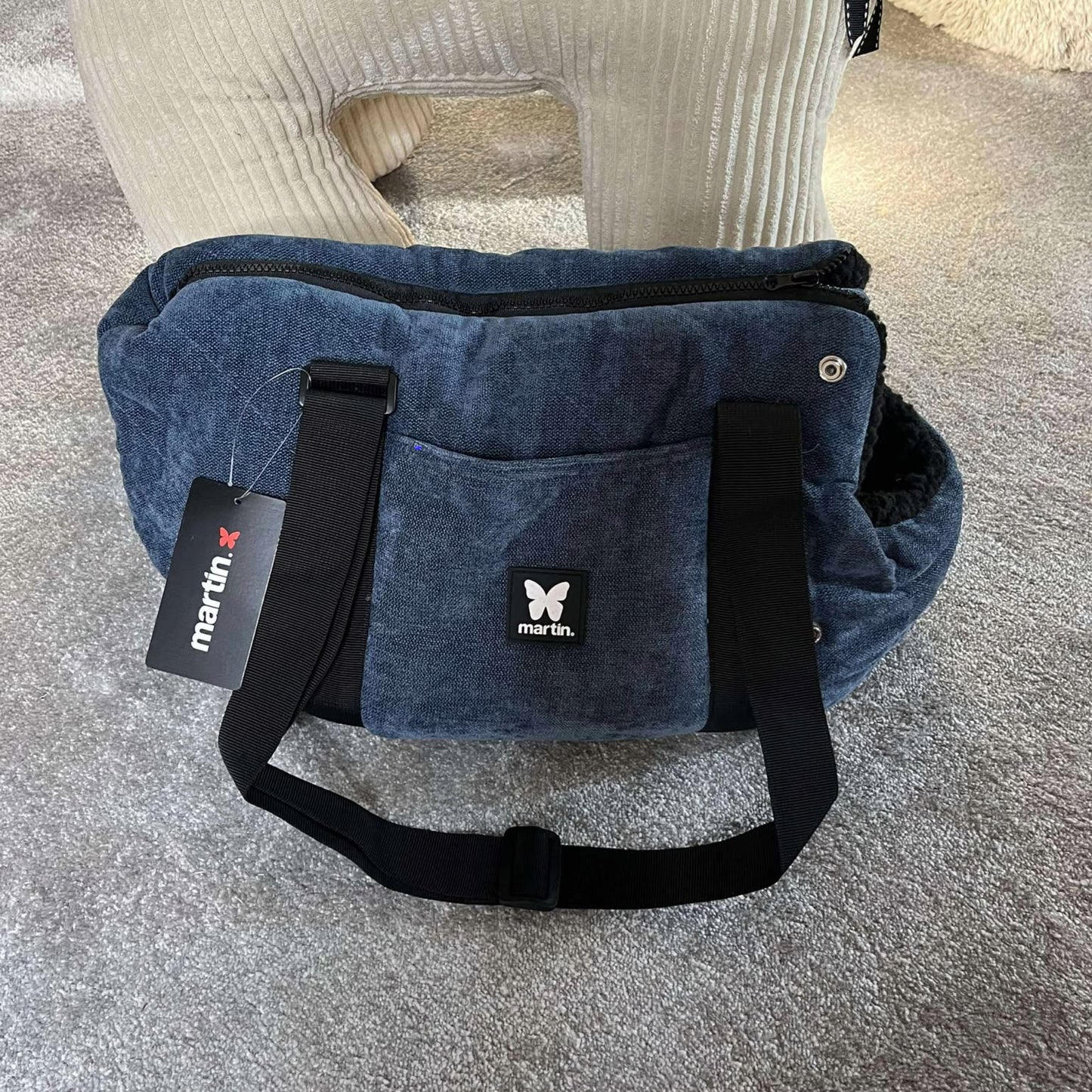 Sac de transport Bleu Martin Sellier | Le Dressing du Chien