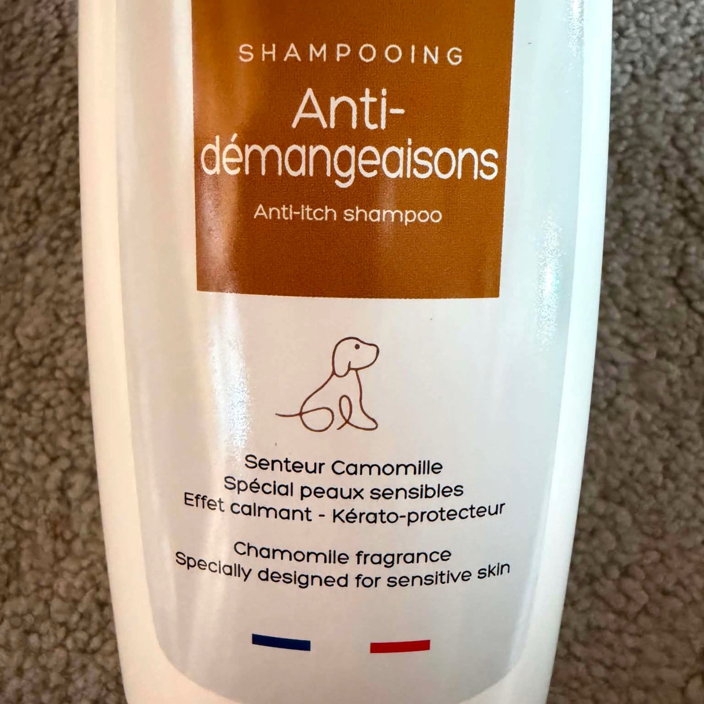 Shampoing Anti-Démangeaisons à la camomille Vivog - Made in France | Le Dressing du Chien