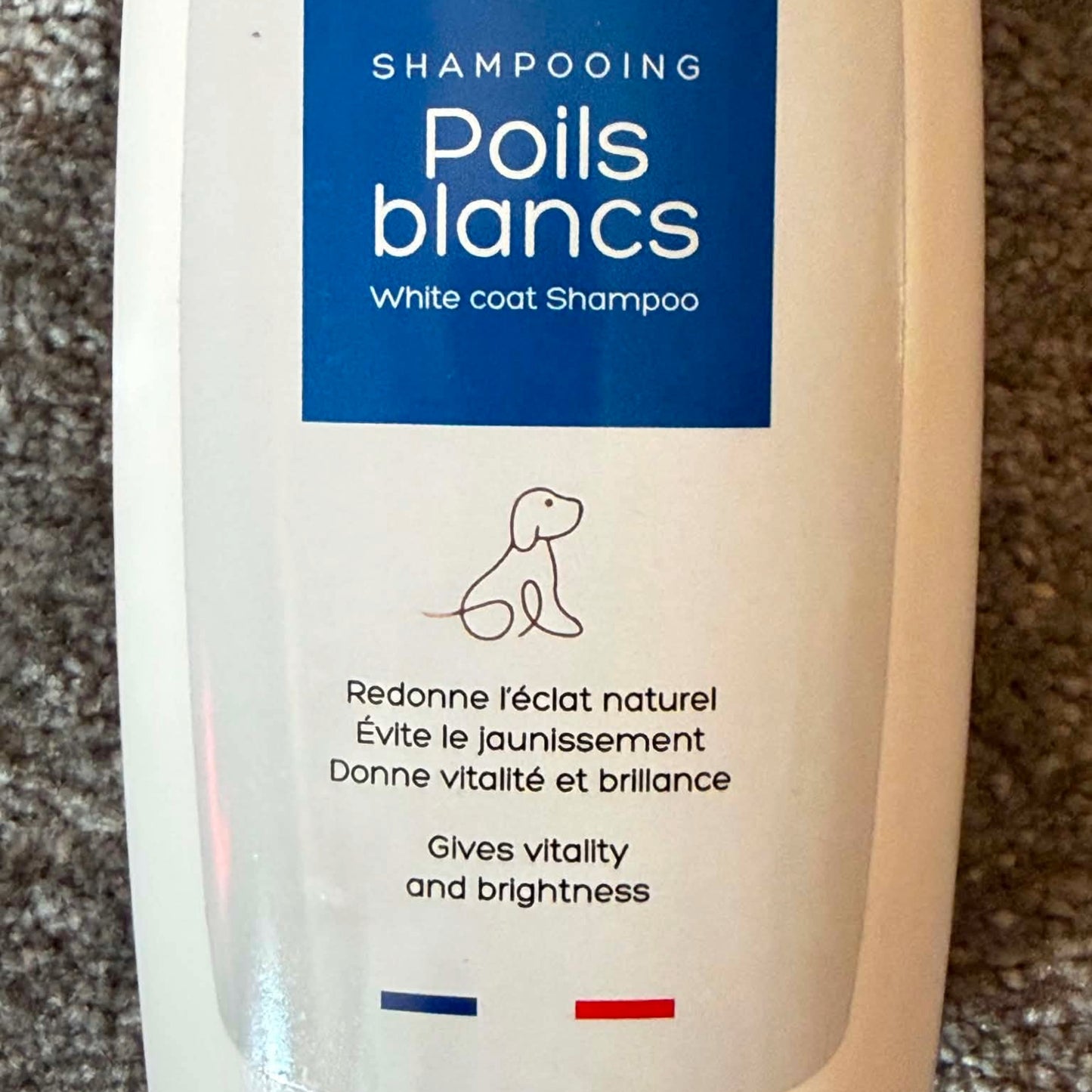 Shampoing Poils Blancs Vivog - Éclat, vitalité & brillance - Made in France | Le Dressing du Chien