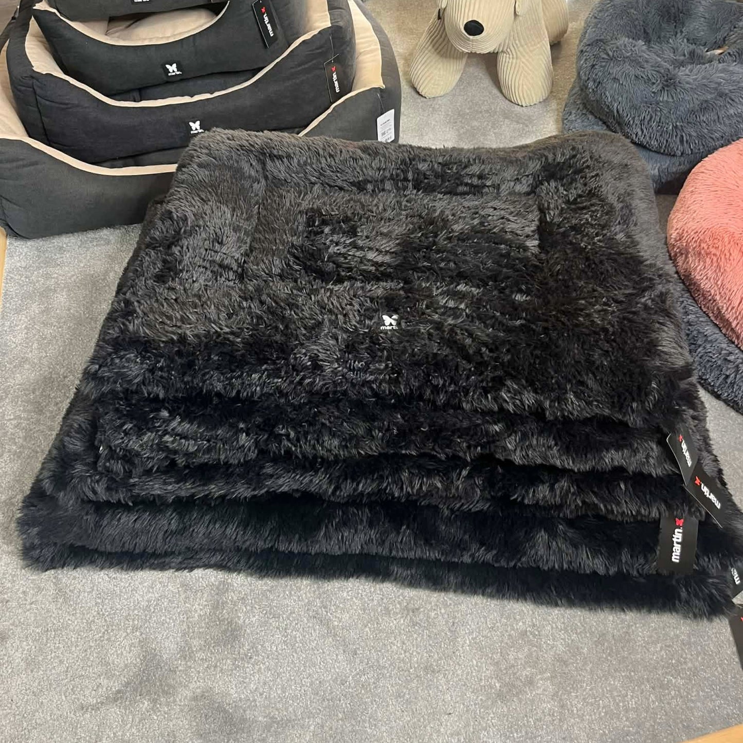 Tapis (5 cm de hauteur) Plat Martin Sellier Noir - Collection Toudoudou | Le Dressing du Chien